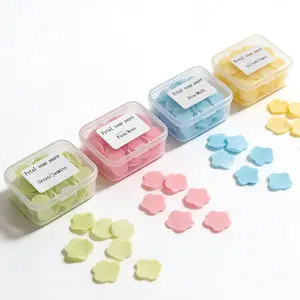 400pcs Portable Hand Washing Soap Sheets, Scented Mini Soap Sheets, Disposable Soluble Soap for Outdoor Travel, Camping, Hiking (Mix)