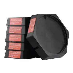 Summervibes VEVOR RV Leveling Pads, 9 Inch Round Landing Feet, Permanent Attached Jack Stabilizers, Rubber Jack Pads, 5000 lbs Capacity per RV Jack Pad, 5th Wheels, Travel Trailers, Class A/C Motorhomes (6 - Pack)VEVOR Super Brand Day