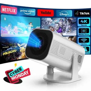 XBJ Mini 4K Decoding Projector with 5G WiFi 6 & BT 5.0 720P Full HD 160 ANSI Lumens Portable Home Theater for Android Audio Bluetooth Game Bigger Watch Better