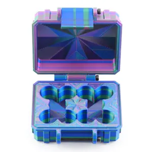 10-Slot 3 ml Vial Case | Compact Organizer | Organizer for GLP-1, Peptides, Research