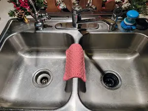 Cotton Crochet Dishcloth | Reusable Kitchen Washcloth