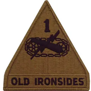 Army OCP First Armored Division Patch