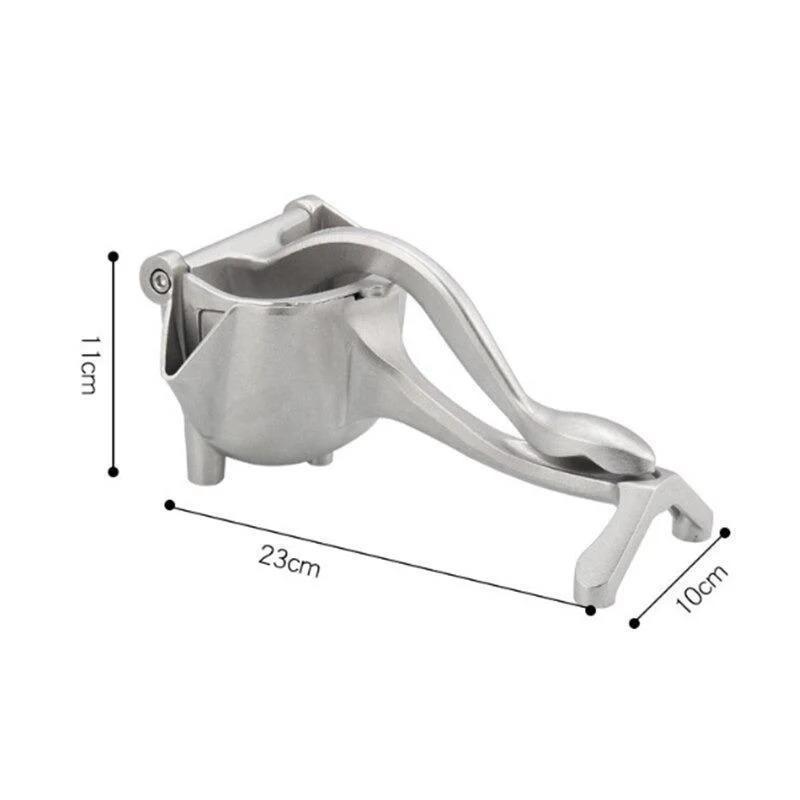 Hand Juicer Squeezer Aluminum Manual Press Juicer with Ergonomic Grip for Efficient Juice Extraction of Pomegranates Citrus & More Durable Compact   Manual Citrus Juicer manual orange juice squeezer hands free pressed metal silent easy clean juicer