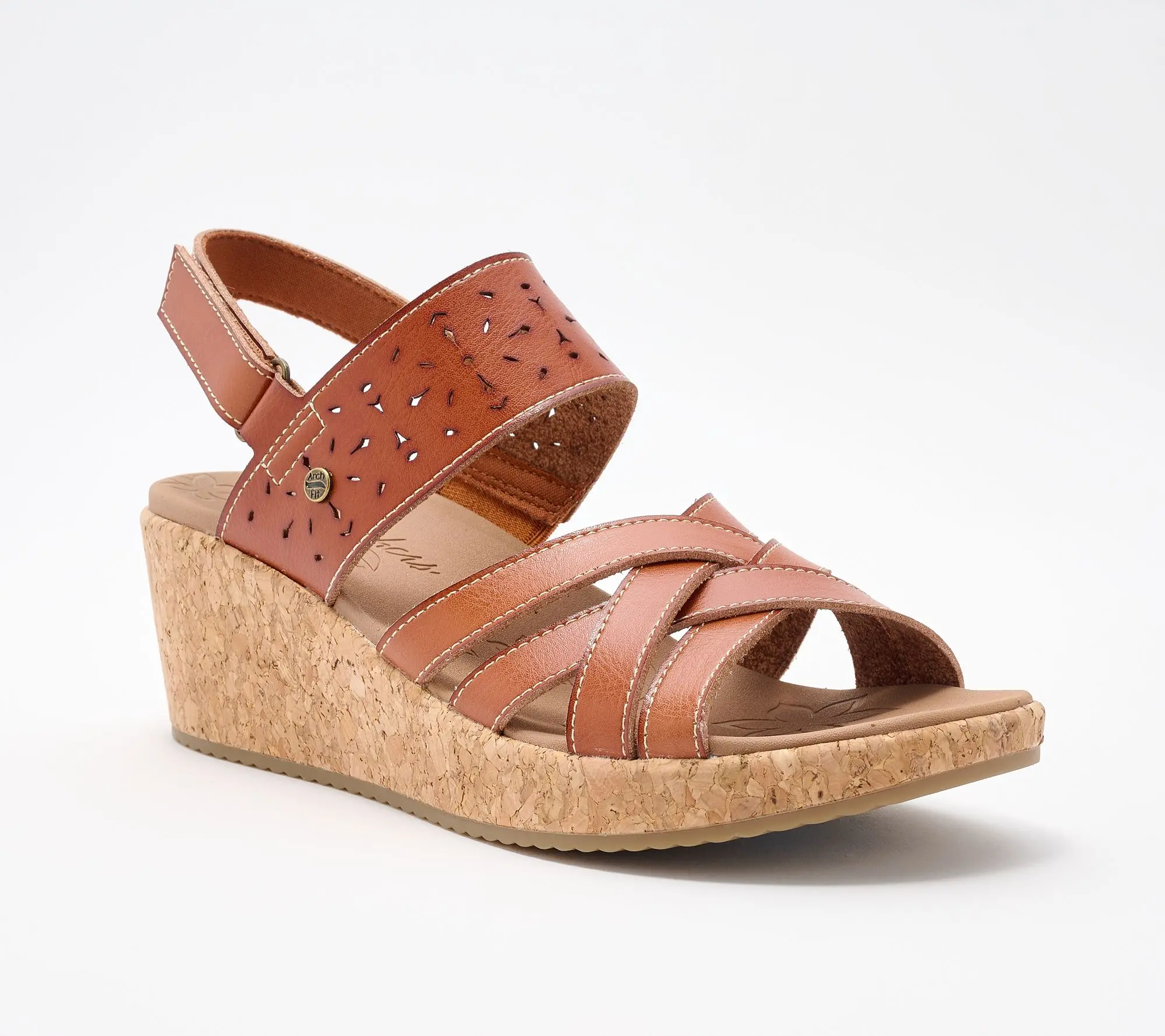 Skechers Arch Fit Beverlee 2.0 Vegan Wedges - Natural Era