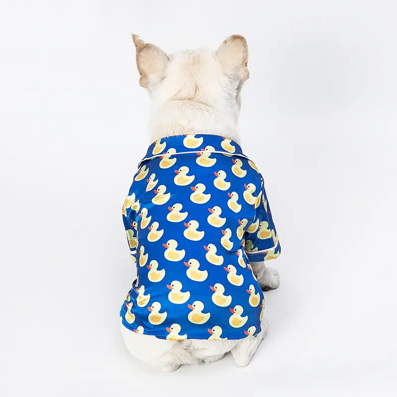 Rubber Duck Dog Shirt Soft Pet Pajama for Small Medium Large Dogs