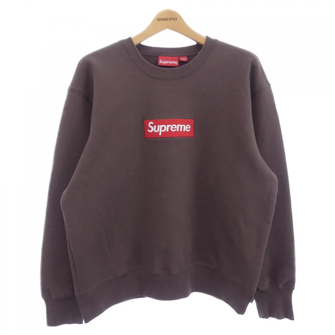 Pre-owned Supreme Cotton Small Leather Goods BOX LOGO Sweatshirt