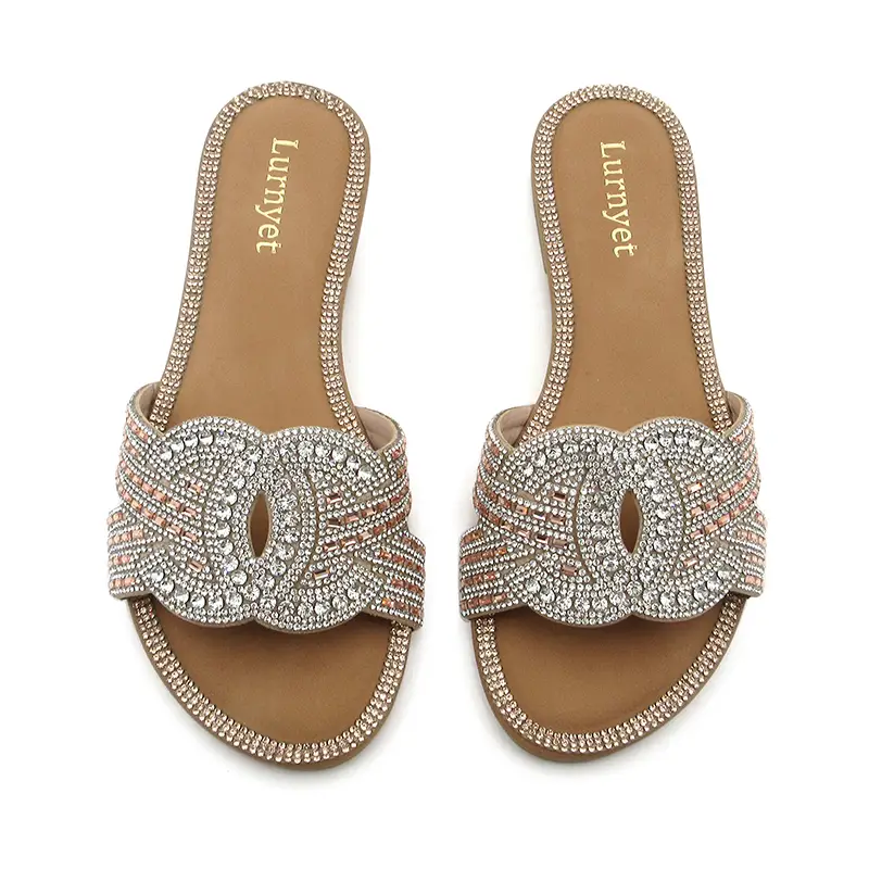 Women's Fashionable Plain Color Slide Sandals: Casual and Comfortable for Beach Vacations, Work, and Daily WearStep into Summer with Elegance and Comf