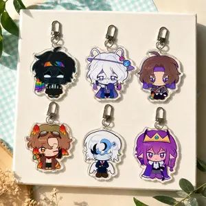 Unstable Universe Chibi Acrylic Keychain, MCYT Fan Gift, Bag Charm, Perfect Gift for Fans & Collectors