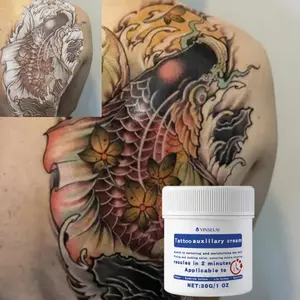 30g Tattoo Care Cream, Gentle Moisturizing Cleansing Water-Rich Color Protection, Non-Irritating, Long-Lasting, Vibrant Tattoos