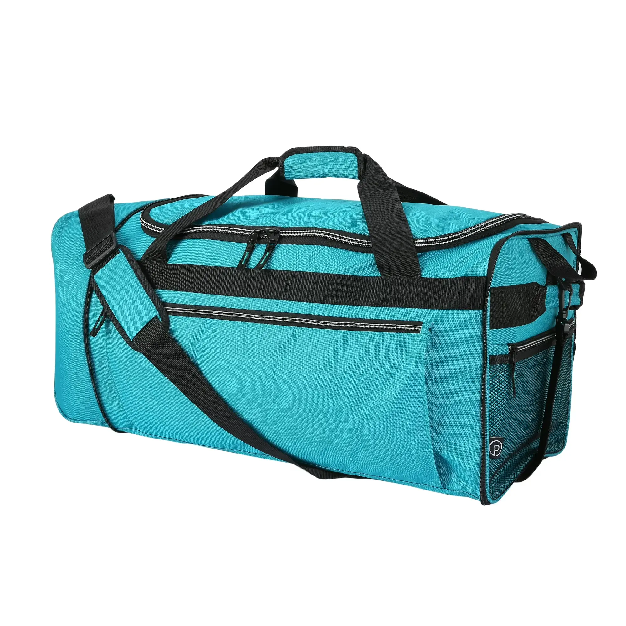 Protege 28-Inch Large Collapsible Rolling Duffle Bag, Teal Luggage for Travelers