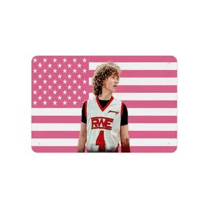 Nelson Neumann Printed Metal Painting for Garage, Home, Cafe, Bar, Bathroom Wall Decoration Premium Sign 8x12 In