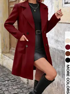 Women's Fall Winter Coat Jacket Fitted Long Sleeve, Casual Fashion Outerwear for Women, Stylish Ladies' Clothing for Daily Wear & Seasonal
