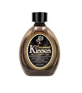 Ed Hardy Coconut Kisses Golden Tanning Lotion Cruelty Free, Gluten Free, Mineral Oil Free, DHA Free for All skin type,13.5 oz Body Care Blend