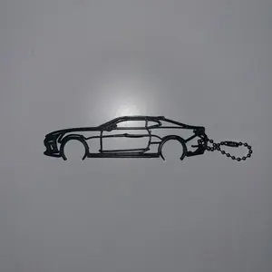 6th Gen Camaro Car Chains Key Chain with Key Ring