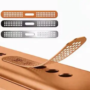 1-6pcs Metal TechGuard Dustproof Net Sticker For iPhone 17 Series Earpiece Hole Anti-dust Mesh Protector Adhesive Metal Cover For IPhone 17Air 17Pro 17ProMax