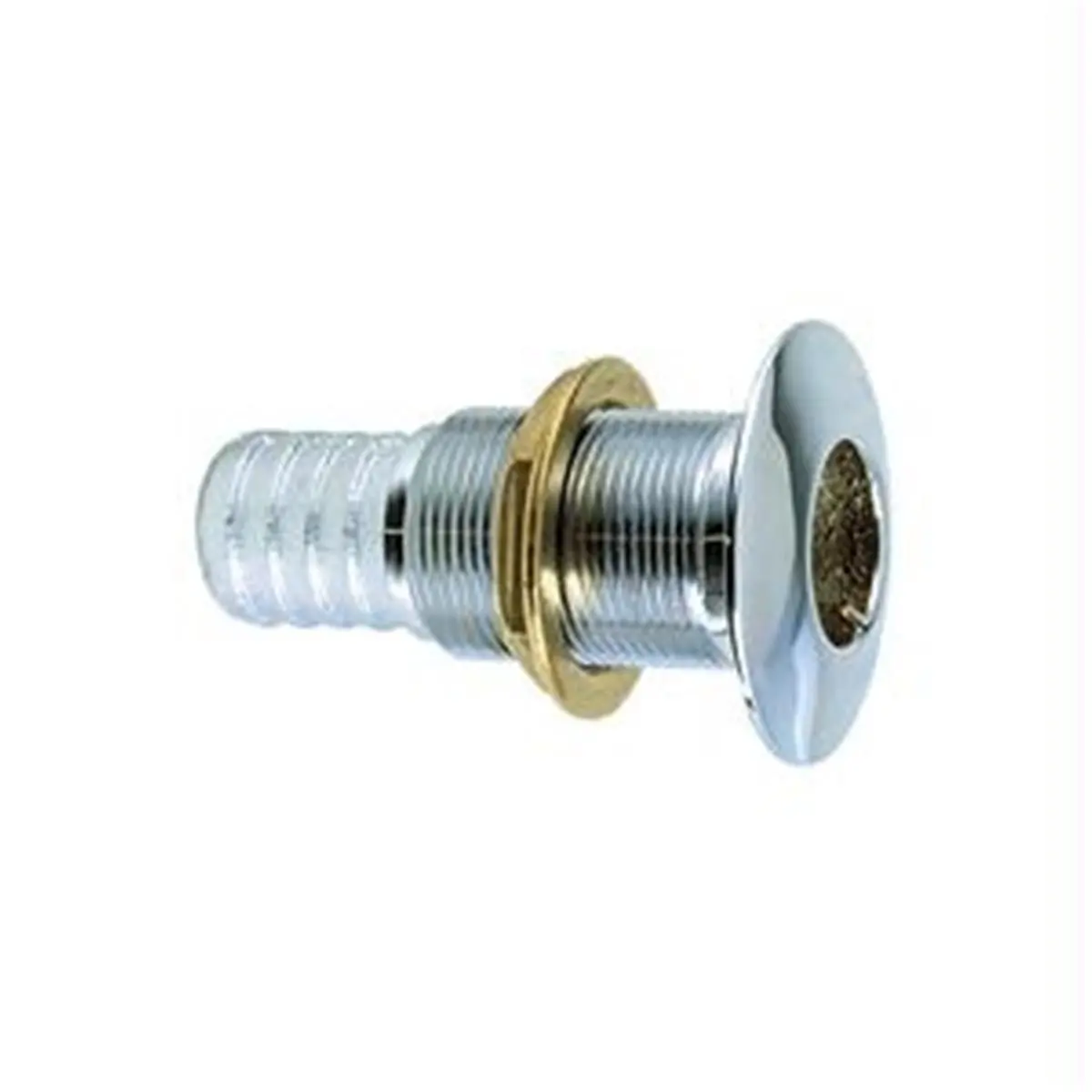 Perko 1.5-Inch Bronze Thru-Hull Hose Fitting, Flange Size Pipe Fitting, Made in the USA, Flange Size Pipe Fittings