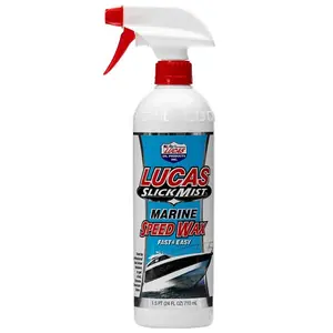 Lucas Oil 24 oz Slick Mist Marine Speed Wax - Racing & Street Automotive Components with Enhanced Durability