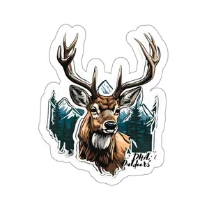 Gift idea, Big buck sticker, Outdoors sticker