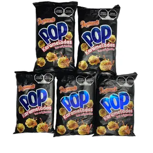 5 - PK Barcel Pop Palomitas Karameladas Las Originales - Mexican Chips - 110 g Per Bag - Sabritas Mexicanas - Papitas Mexicanas - Mexican Chips