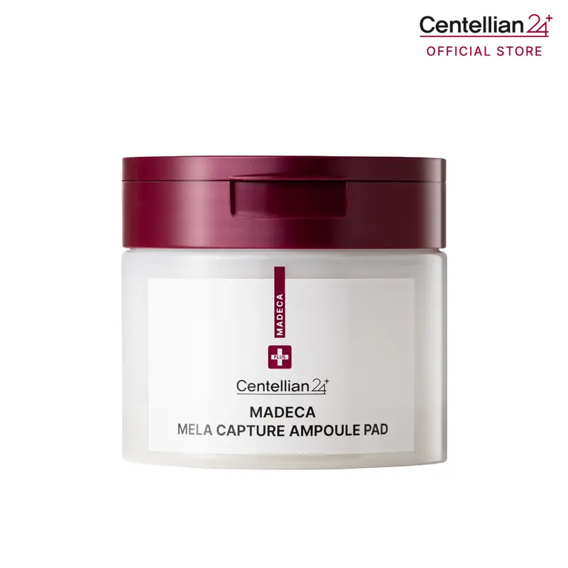 [Centellian24] Madeca Mela Capture Ampoule Pad Pack (60pcs) - 74% Centella Asiatica, 30,000ppm Niacinamide, Mela-Clean Formula - Dark Spot & Uneven Tone Care, Rich Essence, Brightening Skin Care for Adults with Chamomile