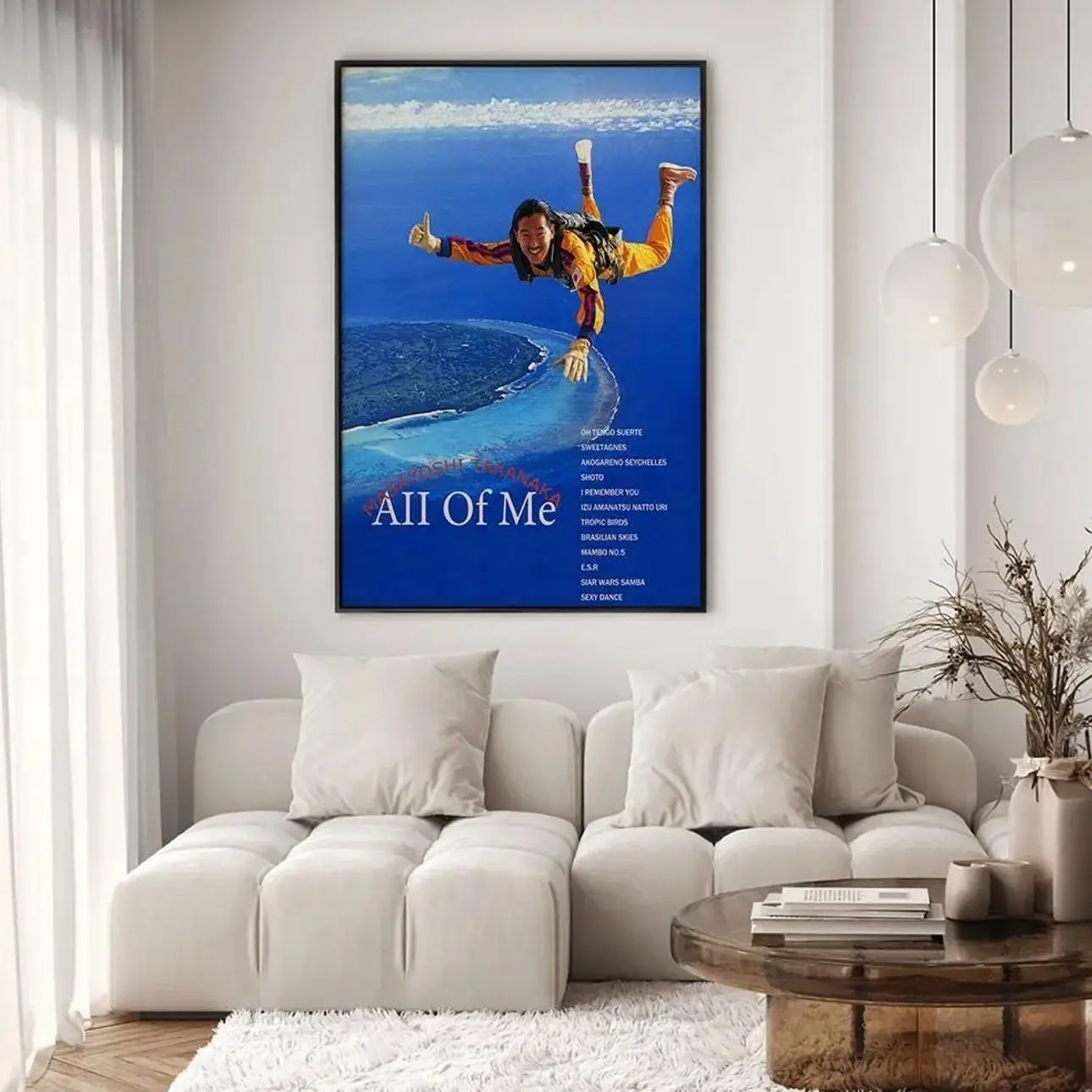 Masayoshi Takanaka Best Selection All Of Me Poster, Wall Art for Living Room, Vintage Poster Art,Home Decor, Festivals and birthday gifts