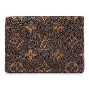Pre-owned Louis Vuitton canvas Small Leather Goods Monogram ID Case L26042468