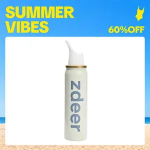 zdeer Saline Nasal Spray for Adults & Kids Daily Gentle Moisturizing & Cleansing Mist Drug-Free for Dryness Relief Oral Care Natural Moisturizer