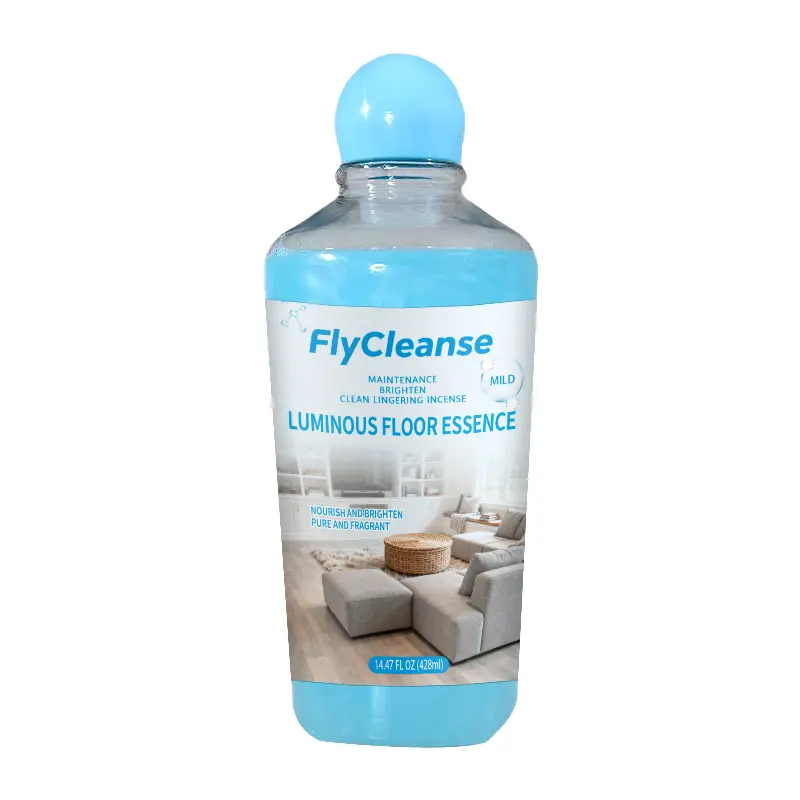FlyCleanse Household Floor Cleaner - Multi-Purpose, All-Surface Liquid Brightening Freshening Solution for Wood Floors, Tiles, Glass, Mold Stain Removal with Long-Lasting Power, All-Surface Floor Cleaners