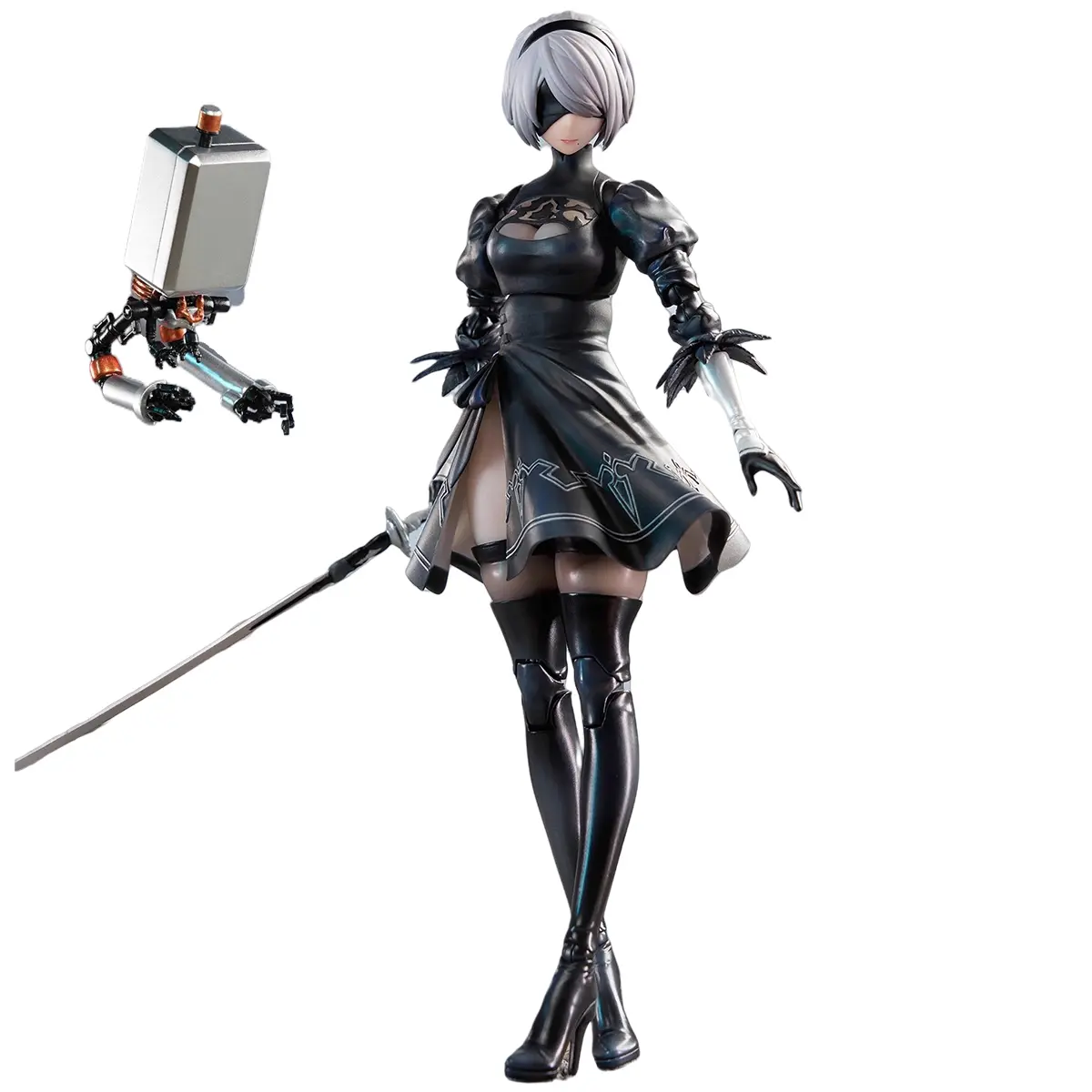 HIPLAY Nuclear Gold Reconstruction NieR: Automata Ver1.1a 2B Yorha No. 2 Type B 1/9 Scale Soft Vinyl Figurine