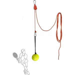 Swing Trainer with Pulley-Height Adjustable with 4m Rope Practice Aid,Improve Batting & Develop Muscle Memory|Training Tools for Tennisball,Pickleball,Baseball&Softball,Indoor/Outdoor Use