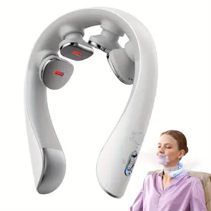 SKG K5-3 PRO Heated Neck Massager, Portable 4D Neck Relaxer for Muscle Relaxation