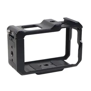 Aluminum Alloy Camera Cage For DJI Action 5pro/4/3 Protective Case Quick Release Frame
