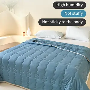 Ice Cool Silk Summer Quilt, Soft Skin-Friendly Ice Feel Blanket, Easy Fold, Queen Size Available, Perfect Gift, Cooling Quilt