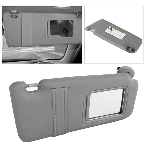 Right Passenger Side Sun Visor for Toyota Camry 2007–2011, Gray Sun Visor with Sunroof, Direct Replacement Interior Visor, OEM Fit, Easy Installation
