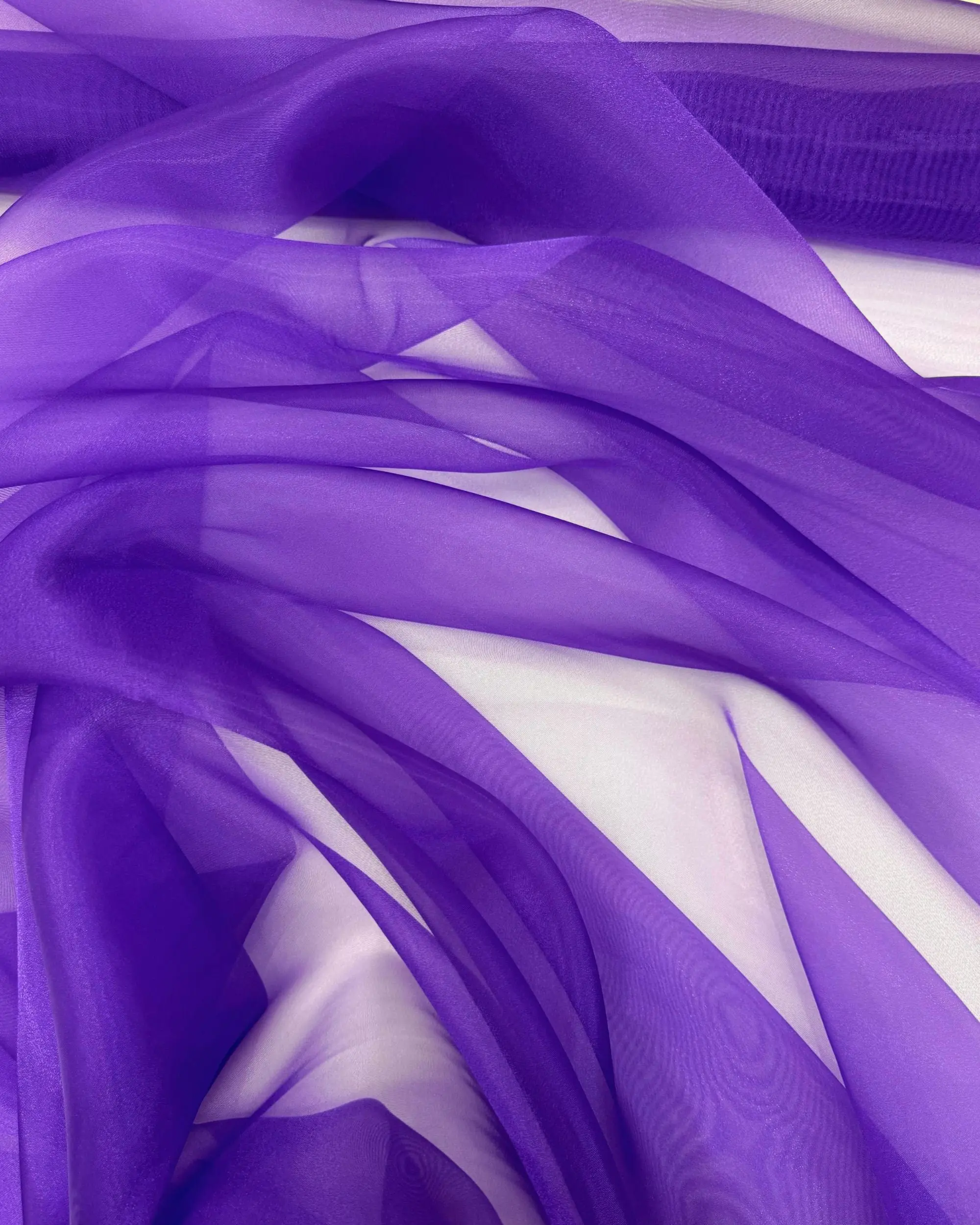 Purple Crystal Organza