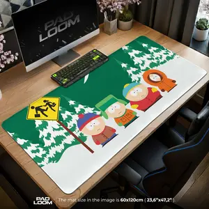 South Park Mouse Pad Winter Chaos Gaming Desk Mat Gaming Mouse Pad Office Mousepad