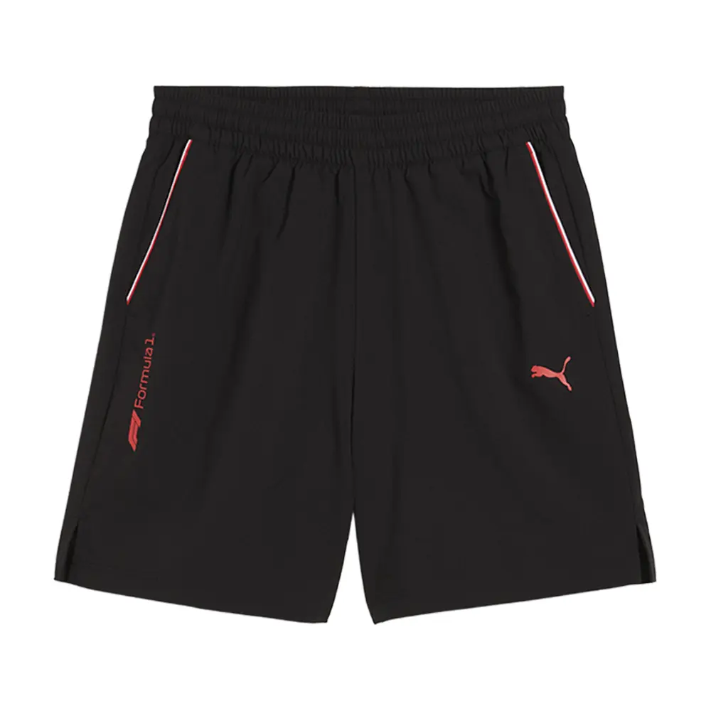 PUMA Mens F1 Essentials Woven 7 Inch Shorts Casual Bottoms Casual - Black