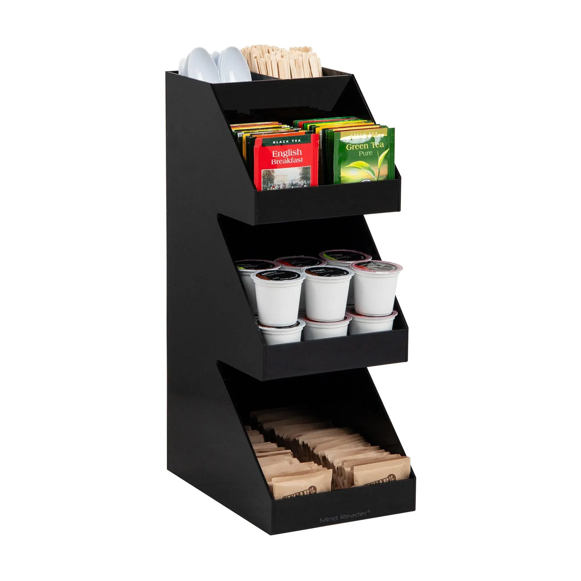 Mind Reader Coffee Tea Utensil and Condiment Oranizer Mind Reader Coffee Tea Utensil and Condiment Oranizer