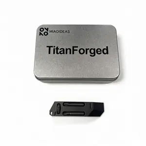 Crosstar Multifunctional Pry Bar, 12-In-1, Gr5 Titanium Alloy Tool For Emergency Use, Outdoor Tools Suitable For Measuring, Prying, And Opening Containers