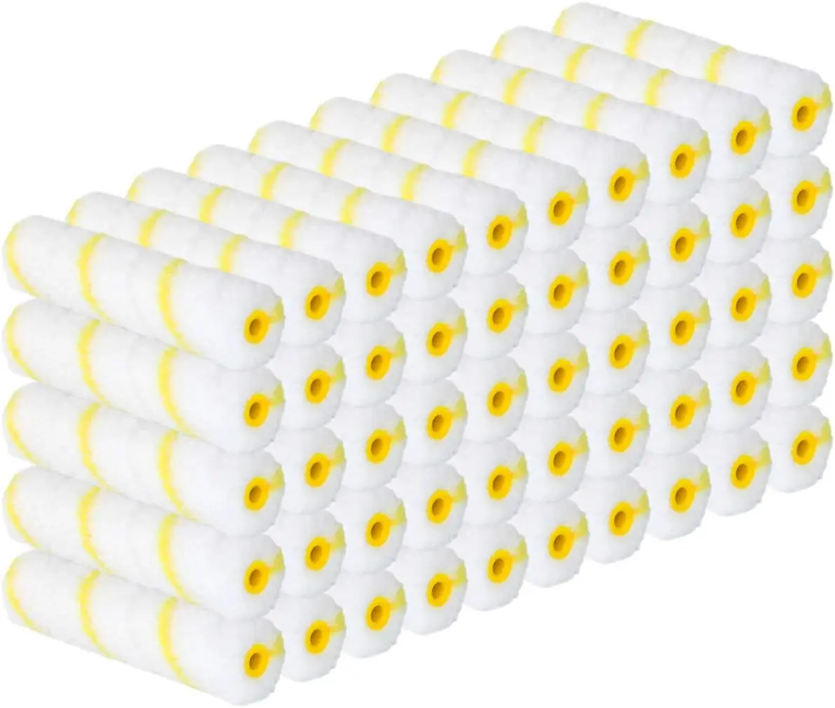 50 count 6-Inch 1/2" Nap Lot of 50 Covers Tool Mini  Roller