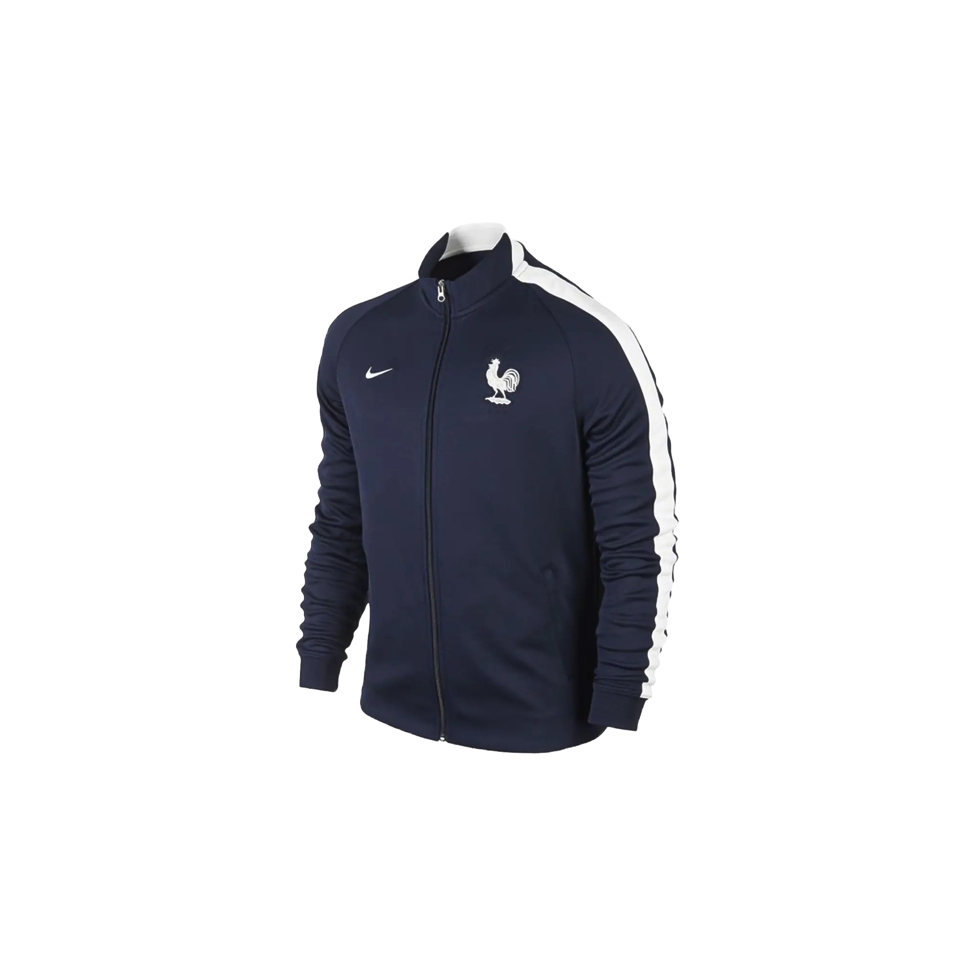N98 France Authentic Track Jacket "Midnight Navy / White" 589858 410