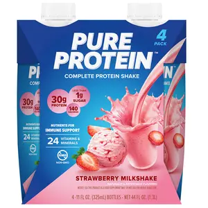 Pure Protein Strawberry Milkshake Complete Protein Shake