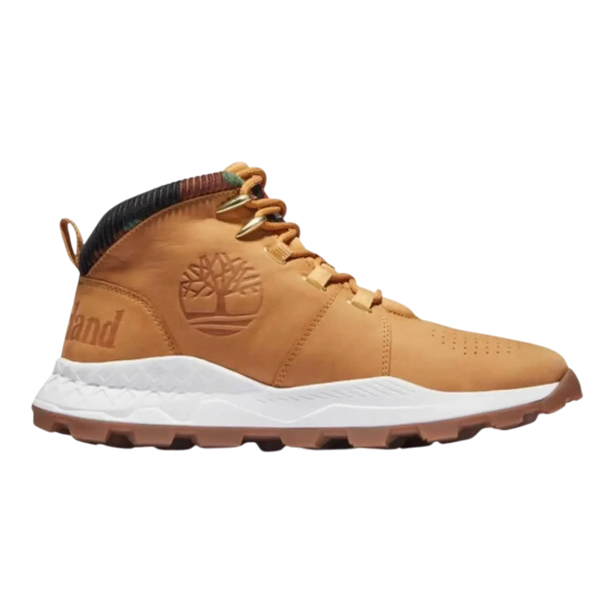 Timberland Brooklyn Mid Lace Up Boot in Wheat | Men's Mid-Top