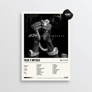 Lil Tjay - True 2 Myself  Album Cover Poster