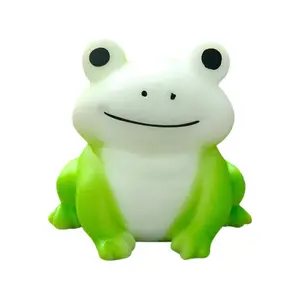 Kawaii Green Frog Squishy Toy - Soft Slow-Rising Stress Relief Squeeze Toy for Kids, Party Favors