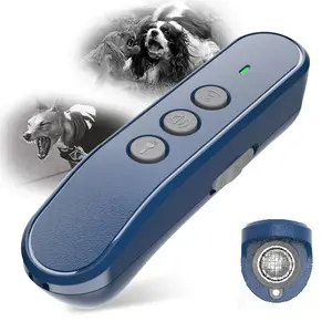 Outdoor Anti-Dog Bite Device, Wildlife Protection with Flashlight, Dog Barking Deterrent, 16.4ft Sound Wave Emitter, Model Xinghao P05