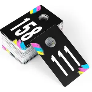 Live  Plastic Number Tags, Normal and Reverse Mirror Image Coat Room Checks for  Live ,  Lularoe Supplies, Hanger Cards for Clothes, 100 Consecutive Numbers, (101-200)