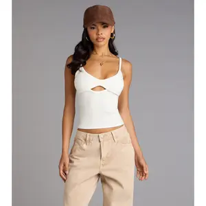 Sweet And Sleek Cutout Tank Top