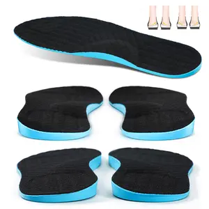 Orthotic Insoles Posture Correcting for X/O Type Legs, Plantar Fasciitis & Flat Feet Support, Unisex Shoe Inserts for Pronation & Supination Relief, Summer Footwear Soles