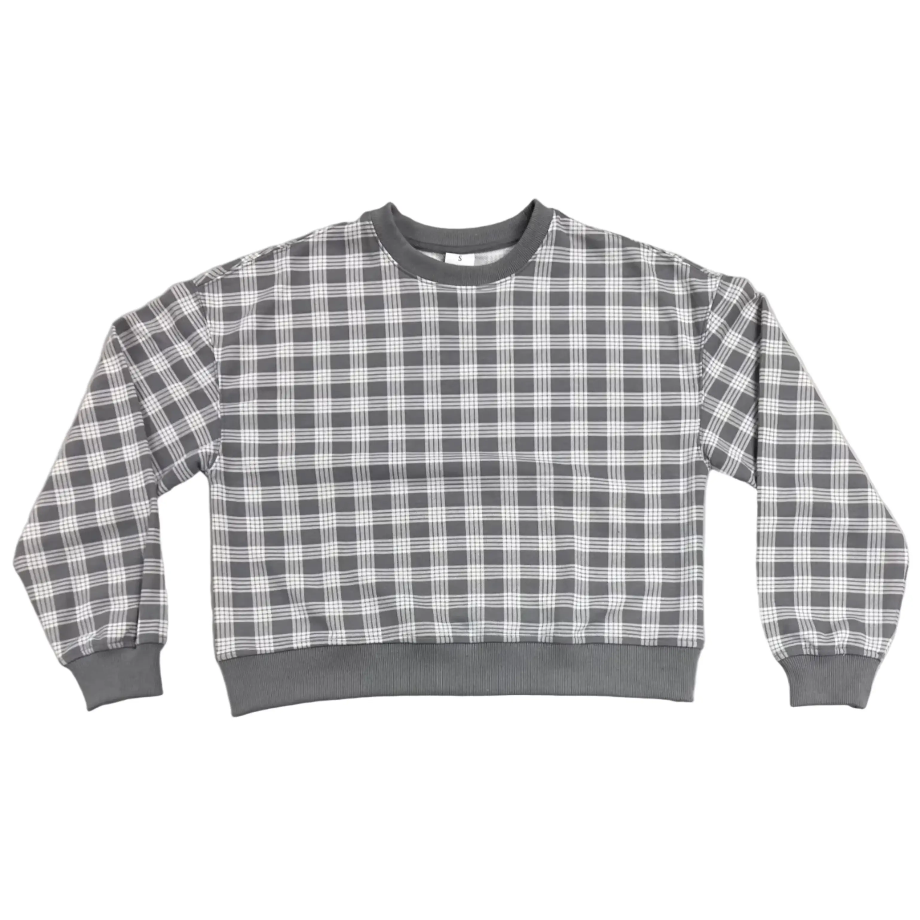 Moani Womens Palaka Crop Crewneck